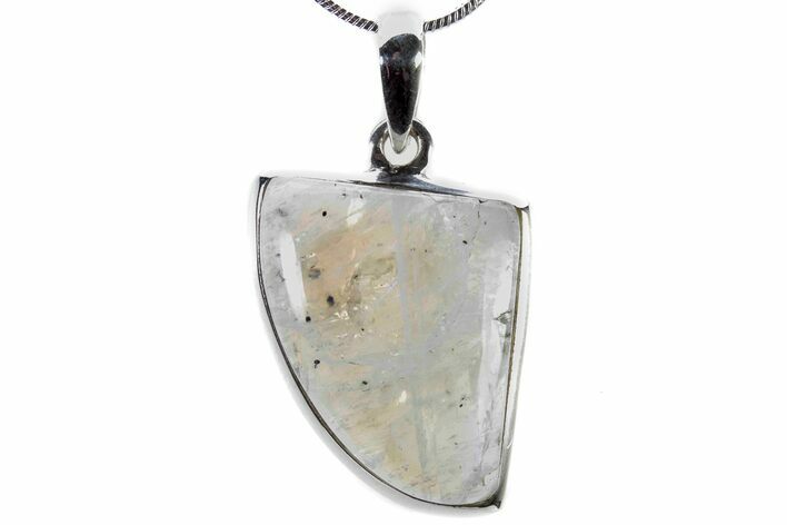 Adularescent Moonstone Pendant (Necklace) - Sterling Silver #321633